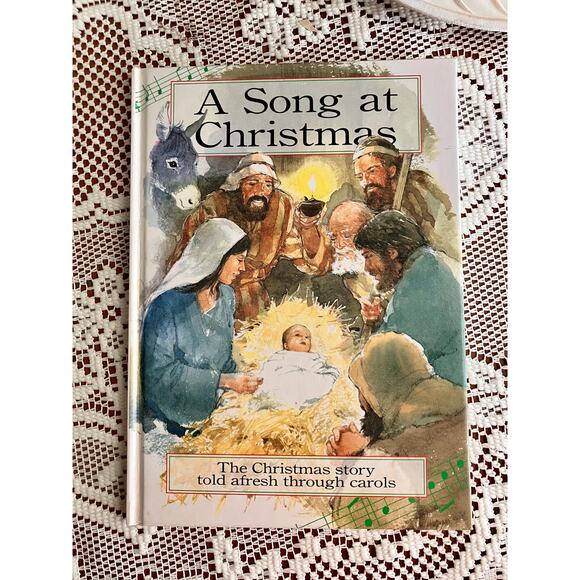 1991 A Song at Christmas by Mary Absolon – Vintage Christmas Story & Carol Book - Picture 1 of 8
